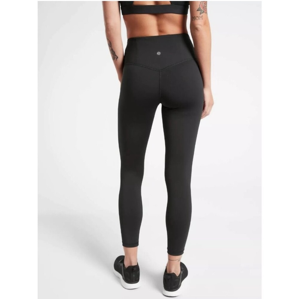Athleta Elation Train 7/8 High Rise Tights Leggings Black